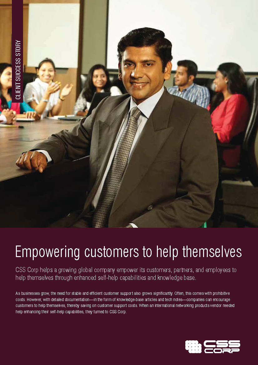 Empowering customers to help themselves